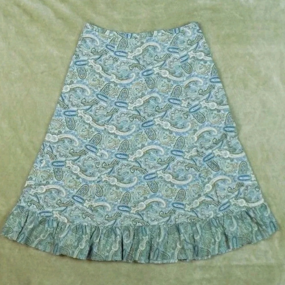 Gap Paisley Print Skirt Size 2